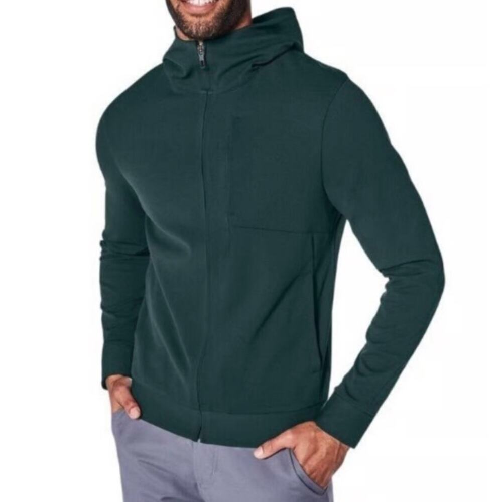 LULULEMON Men’s Sojourn Hoodie Nocturnal Teal Zip Up Size XXL
